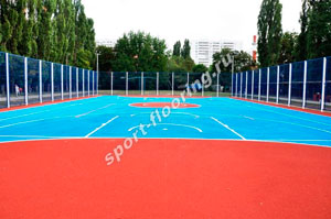 Купить наливное полиуретановое покрытие для спортивных площадок в Краснодаре